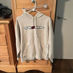 Men’s large cream quiksilver hoodie